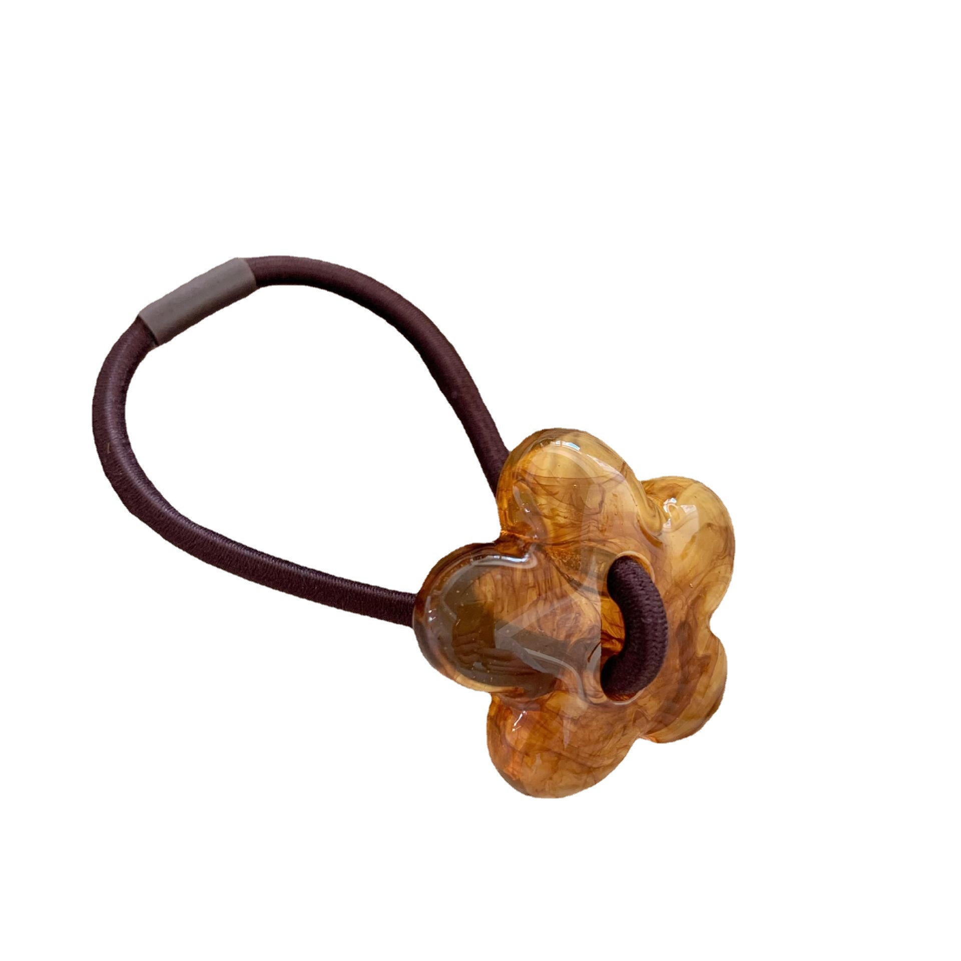 Wholesale Fresh and Simple High Elastic Cowhide Hair Rope
